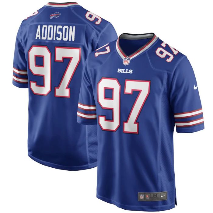 Men's Mario Addison Royal Player Limited Team Jersey