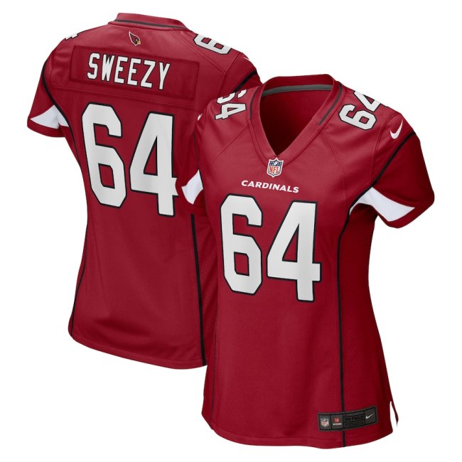 Women's J.R. Sweezy Cardinal Player Limited Team Jersey