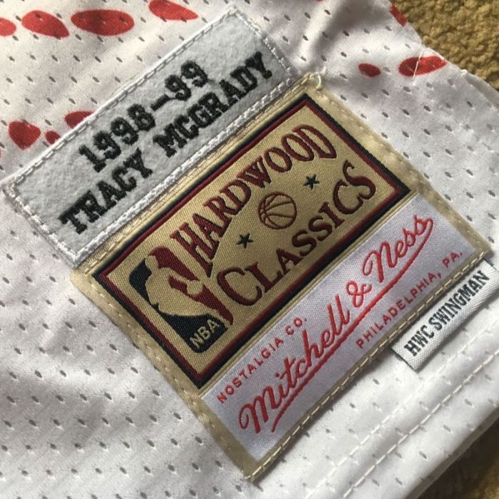 Men's Tracy McGrady Black And White Retro Classic Team Jersey