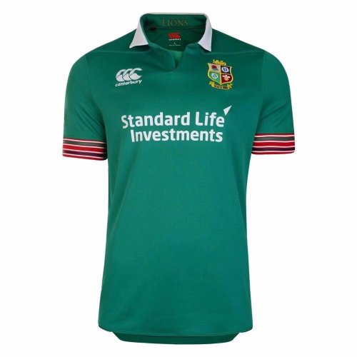 British & Irish Lions Mens Training Pro Jersey Green