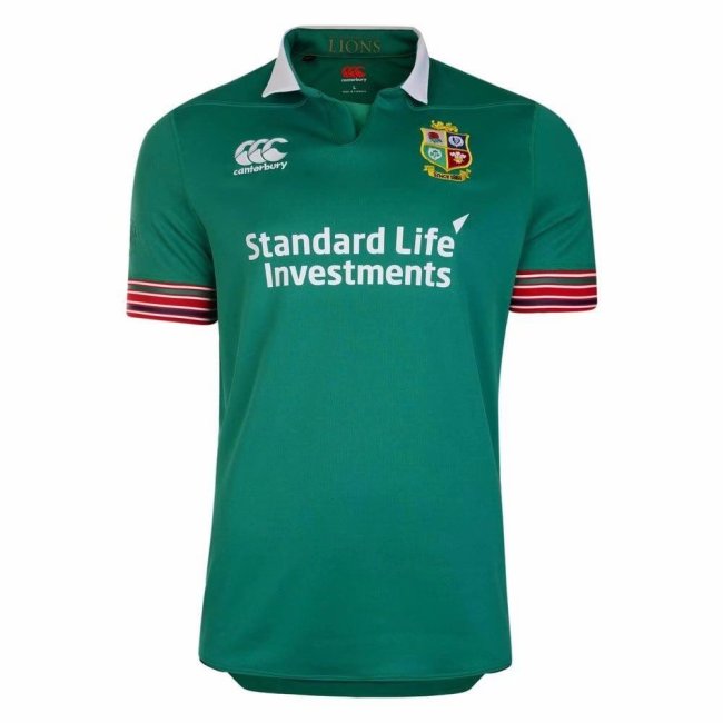 British & Irish Lions Mens Training Pro Jersey Green