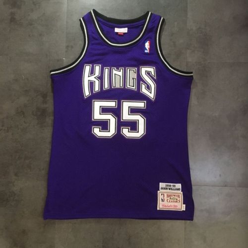 Men's Jason Williams Purple Retro Classic Team Jersey