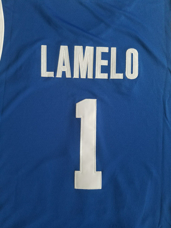 Lamelo Ball 1 Lithuania Vytautas Blue Basketball Jersey