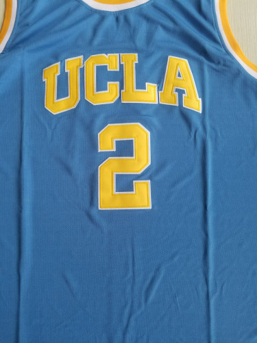 Lonzo Ball 2 UCLA College Light Blue Basketball Jersey