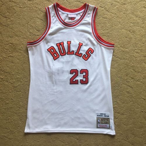 Men's Michael Jordan White Retro Classic Team Jersey
