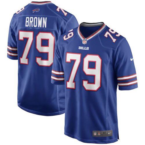 Men's Ruben Brown Royal Retired Player Limited Team Jersey