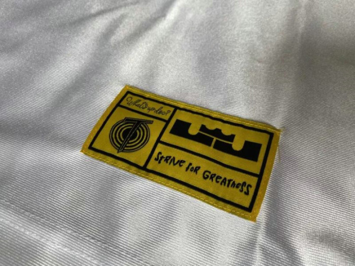 Men's LeBron James White Retro Classic Team Jersey