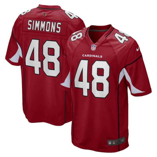 Men's Isaiah Simmons Cardinal 2020 Draft First Round Pick Player Limited Team Jersey