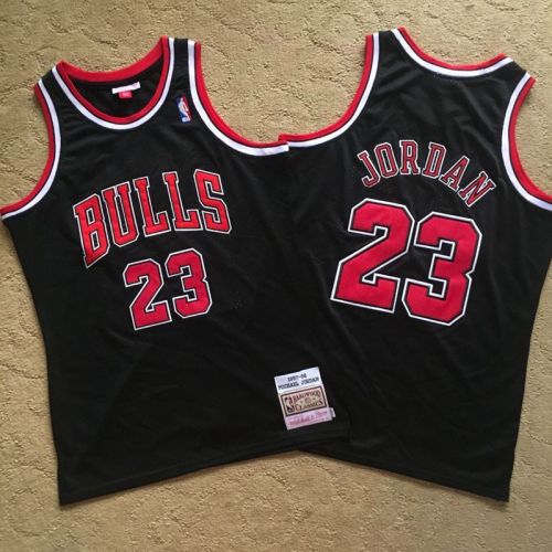 Men's Michael Jordan Black Retro Classic Team Jersey