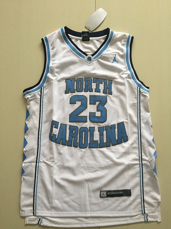 Michael Jordan 23 North Carolina College Basketball Jersey With AJ Logo