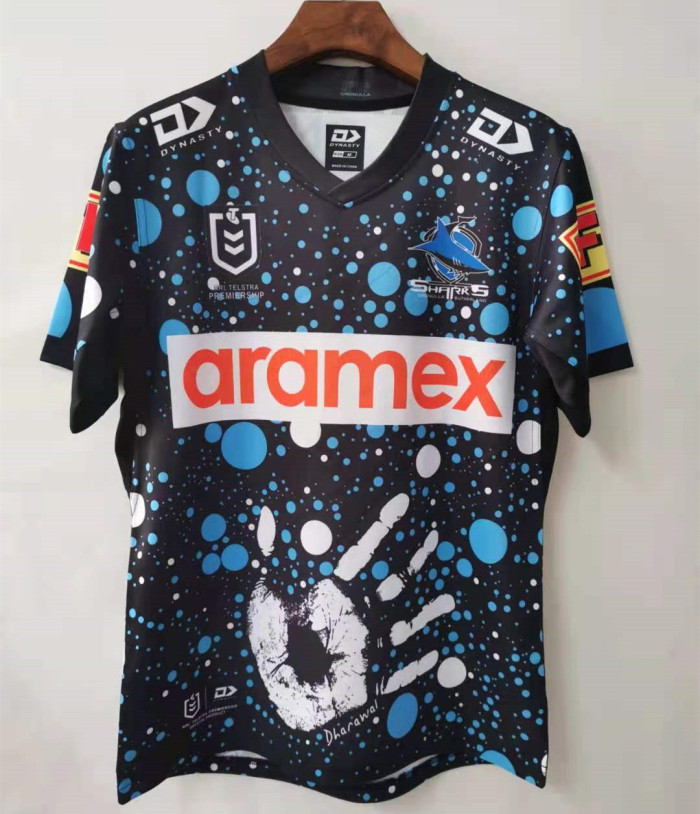 Cronulla Sharks 2021 Mens Indigenous Rugby Jersey