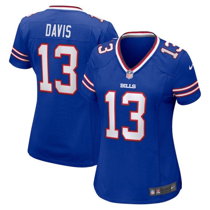 Women's Gabriel Davis Royal Player Limited Team Jersey