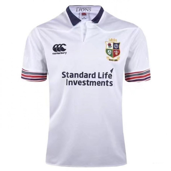 British & Irish Lions Mens Training Pro Jersey White