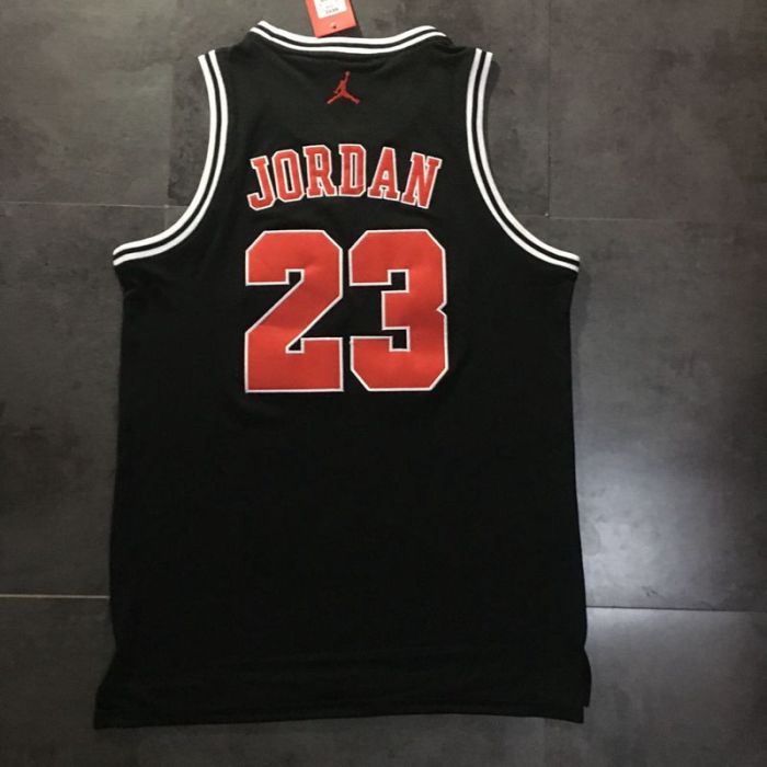 Men's Michael Jordan Black Retro Classic Team Jersey