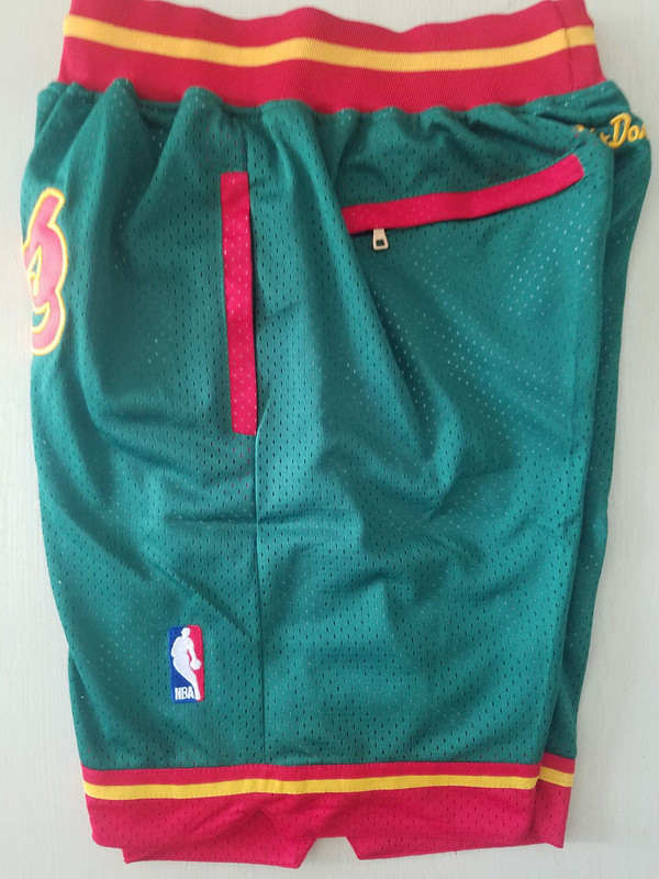 Seattle 1995-96 Throwback Classics Basketball Team Shorts