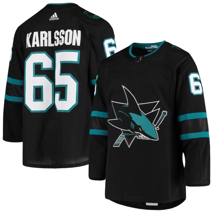Youth Erik Karlsson Black Alternate Team Jersey