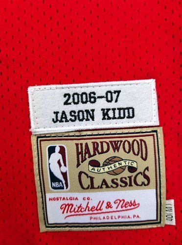 Men's Jason Kidd Red Retro Classic Team Jersey