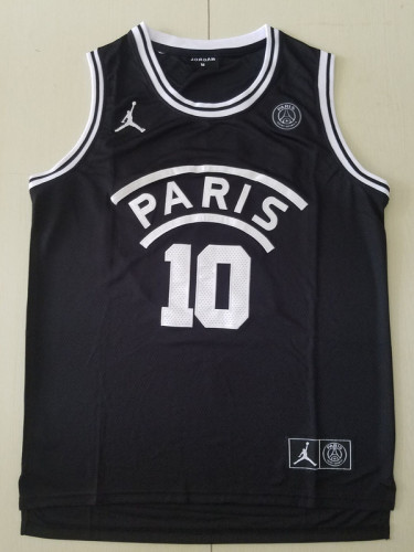 PSG Neymar Black Basketball Jerseys