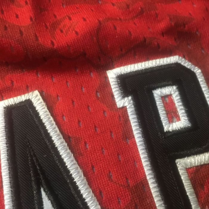 Men's BAPE Red Retro Classic Team Jersey