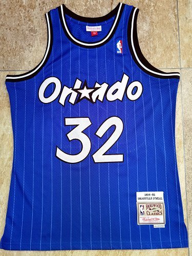 Men's Shaquille O'Neal Blue Retro Classic Team Jersey