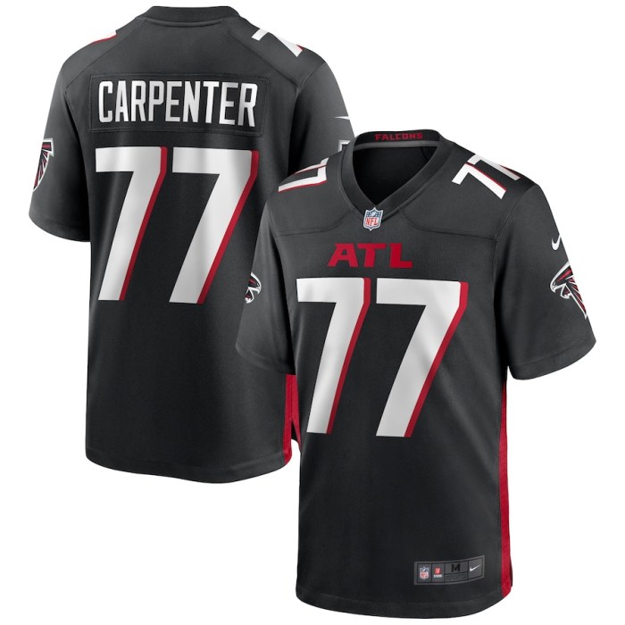 Men's James Carpenter Black Player Limited Team Jersey