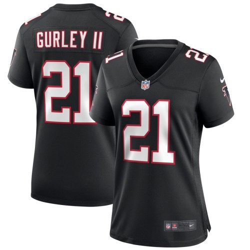 Women's Todd Gurley II Black Throwback Player Limited Team Jersey