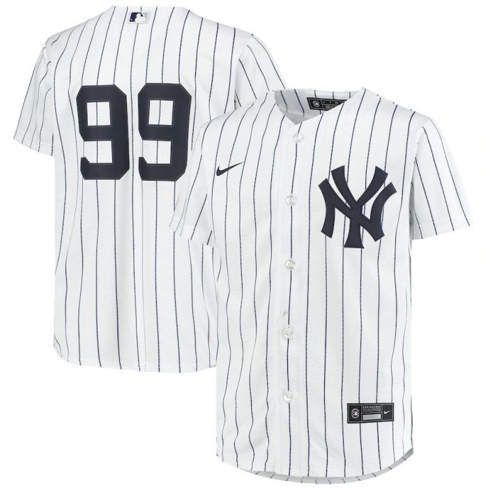Youth Aaron Judge White&Navy Home 2020 Player Team Jersey
