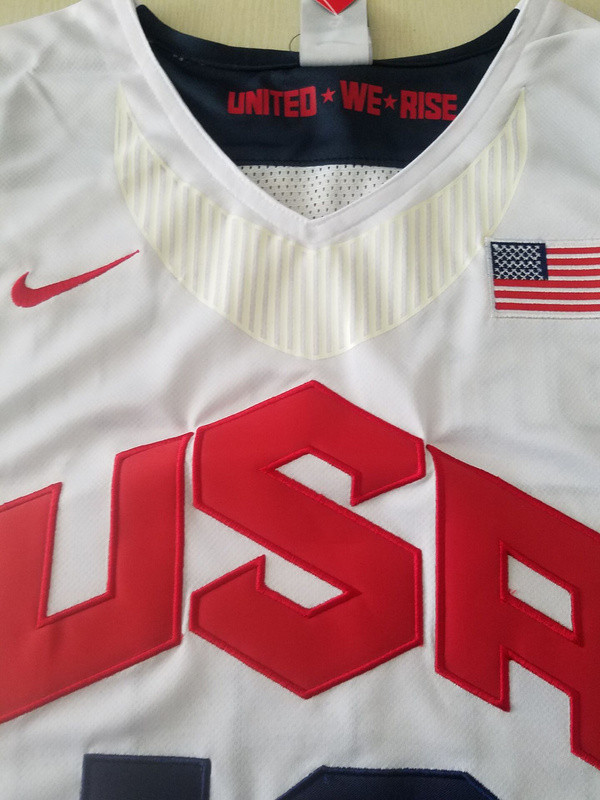 Kobe Bryant 10 White USA Basketball Jersey