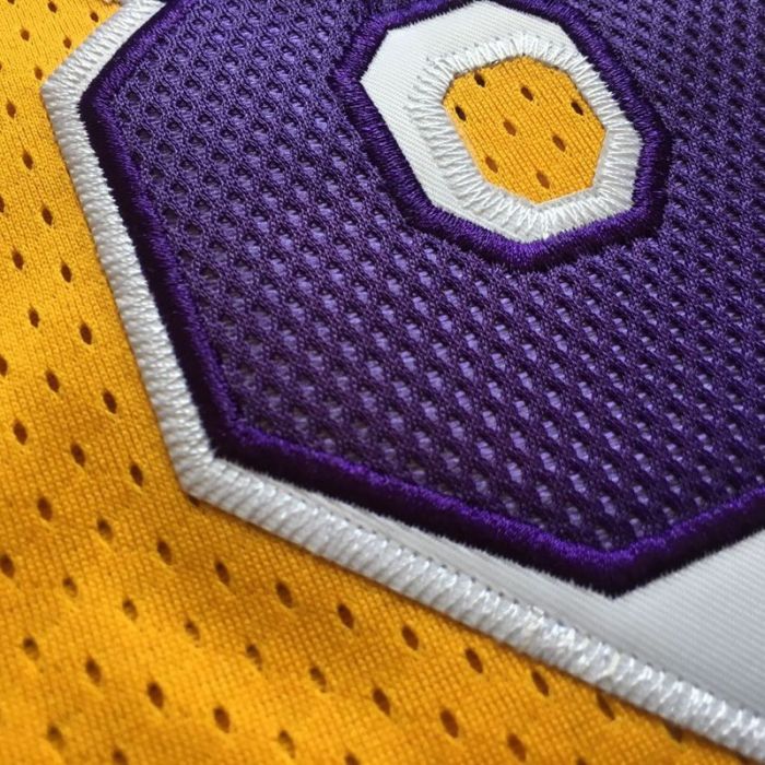 Men's Kobe Bryant Yellow Retro Classic Team Jersey