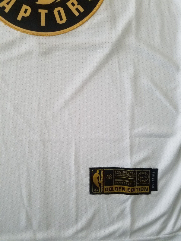 Kyle Lowry 7 White Golden Edition Jersey