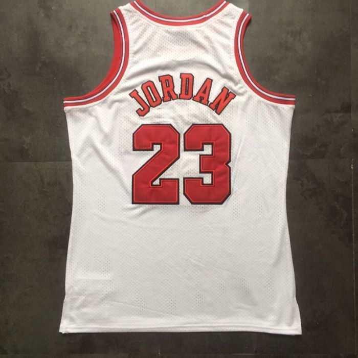 Men's Michael Jordan White Retro Classic Team Jersey