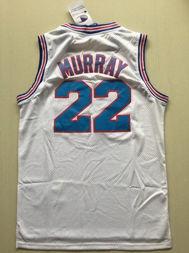 Bill Murray 22 Movie Edition White Basketball Jersey