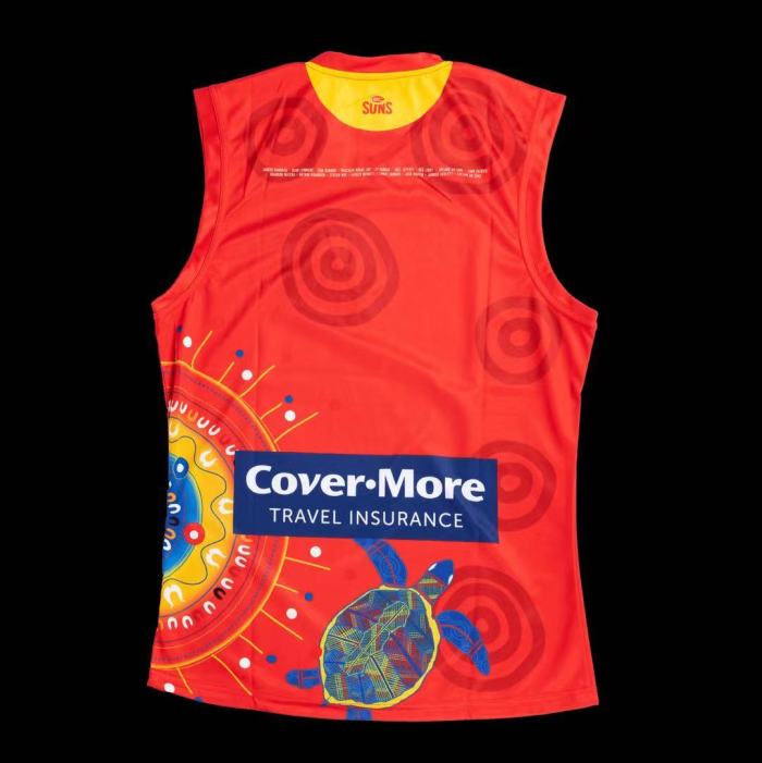 Gold Coast Suns 2021 Mens Indigenous Guernsey