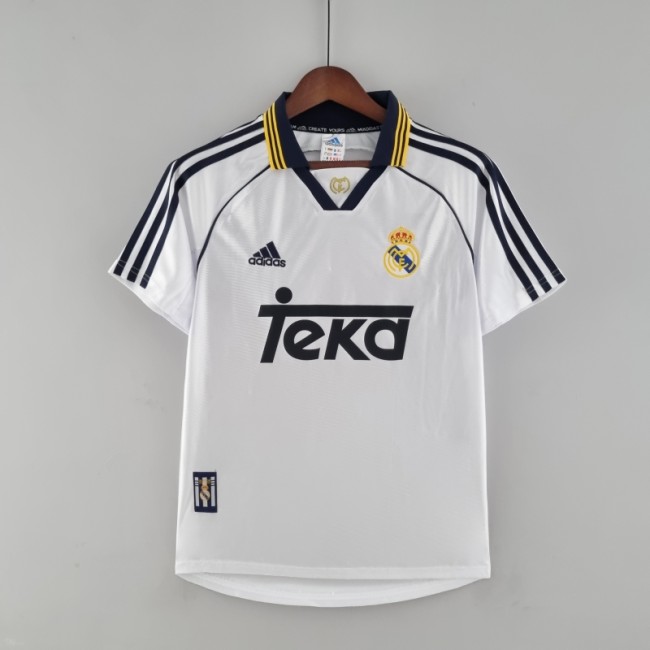 Retro Real Madrid 2000 Home Soccer Jersey