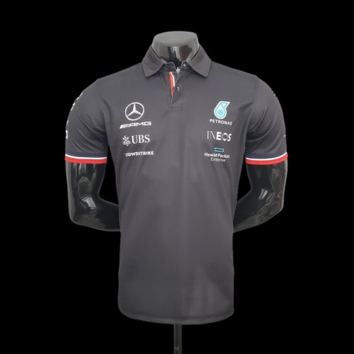 F1 Formula One Racing Suit; Mercedes POLO Black