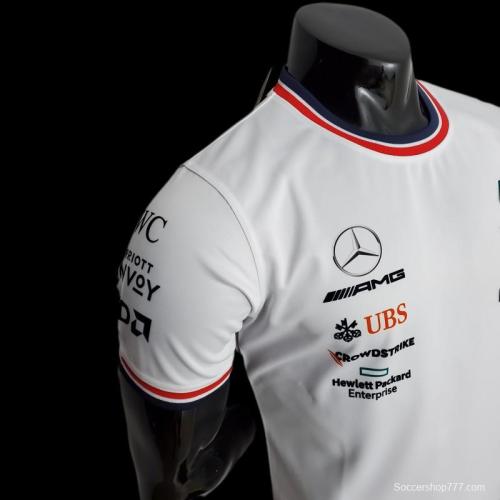 F1 Formula One 2022 Mercedes White