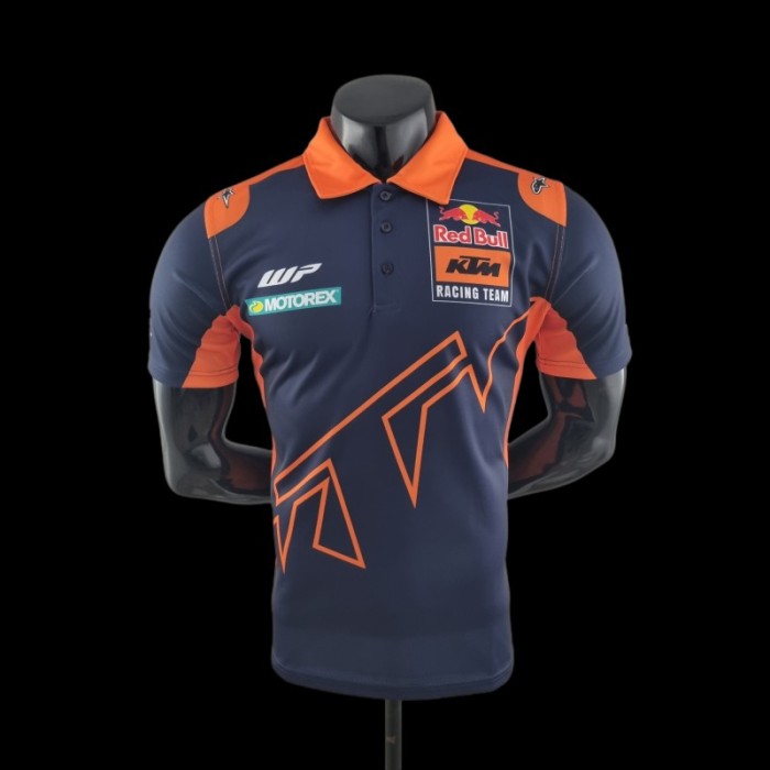 2022 F1 Formula One; KTM Polo Blue Orange