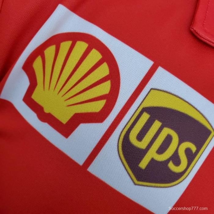 F1 Formula One; Ferrari Racing Suit Red