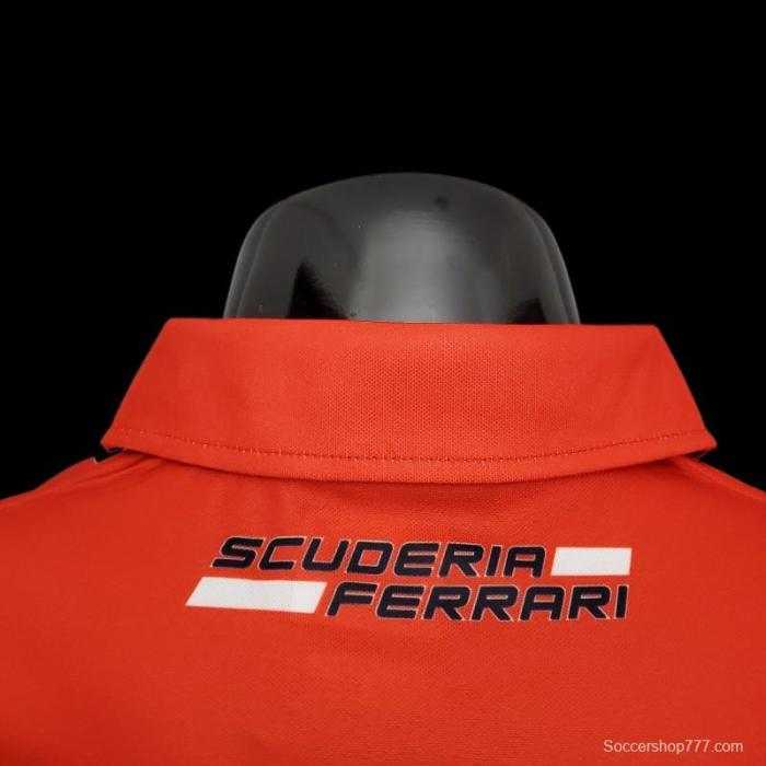 F1 Formula One; Ferrari Racing Suit Polo Red