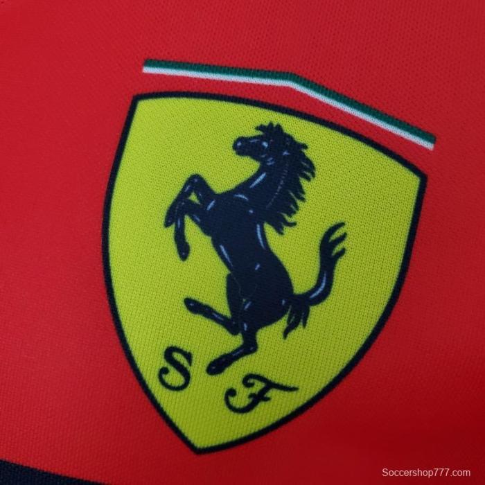 New F1 Formula One; Ferrari Racing Suit Crew Neck Red