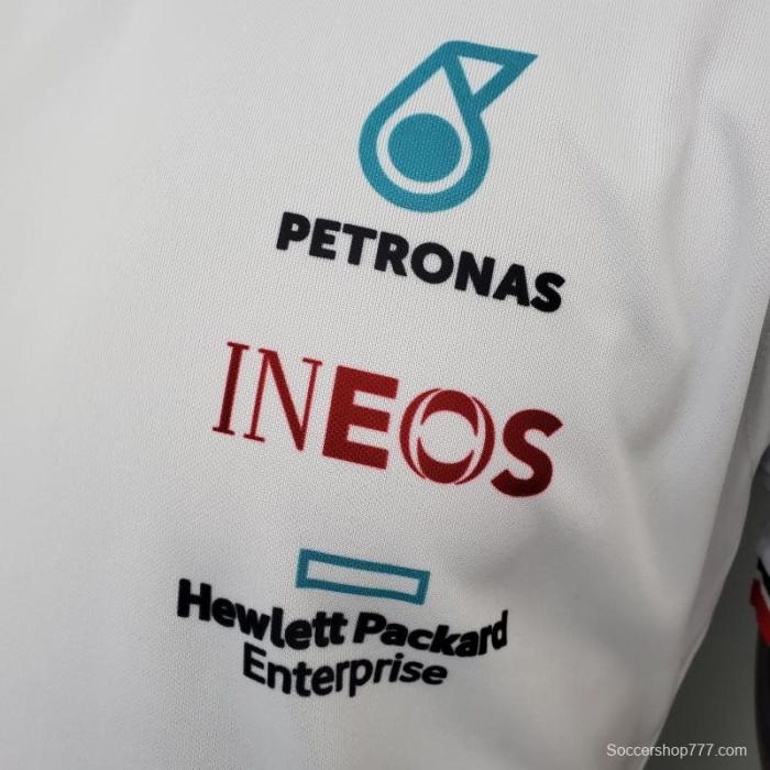 F1 Formula One Racing Suit; Mercedes White