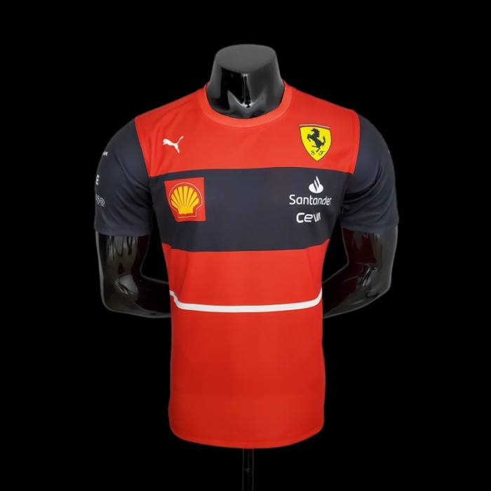 New F1 Formula One; Ferrari Racing Suit Crew Neck Red