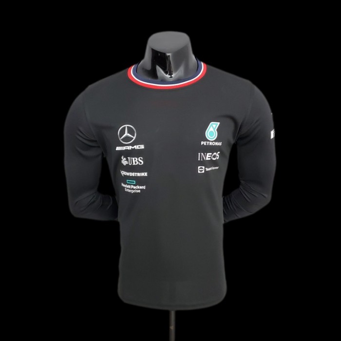 F1 Formula One 2022 Mercedes Long Sleeve Black