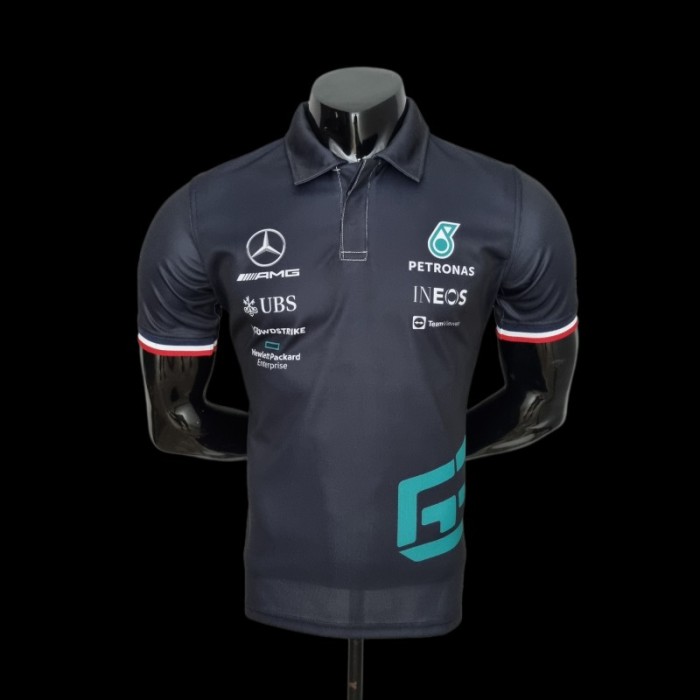 2022 F1 Formula One; Mercedes Benz #63 Polo Black
