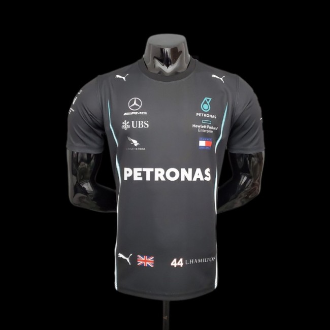 F1 Formula One Racing Suit; 2021 Mercedes Black