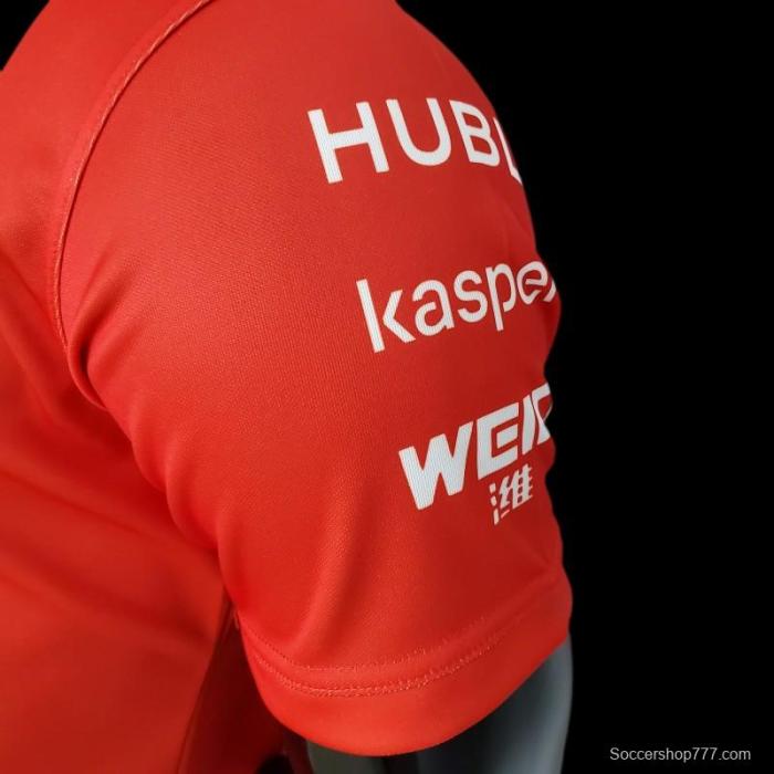 F1 Formula One 2022 Ferrari Polo Red