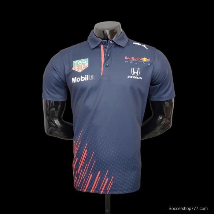 F1 Formula One Racing Suit; Honda Red Bull Racing Suit POLO Sapphire