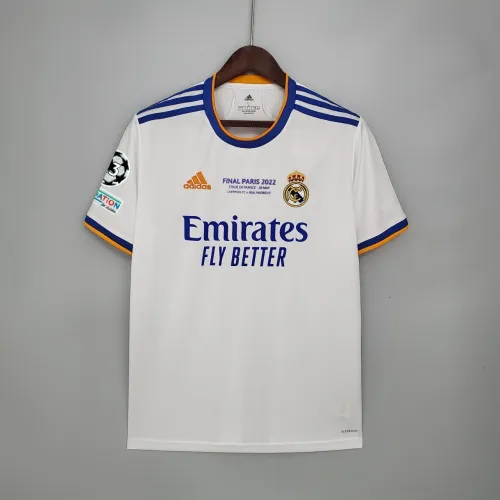21/22 Real Madrid Final Version Home Soccer Jersey