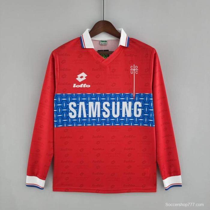 Retro 1996 Long Sleeve Deportivo Universidad Católica Third Away Soccer Jersey