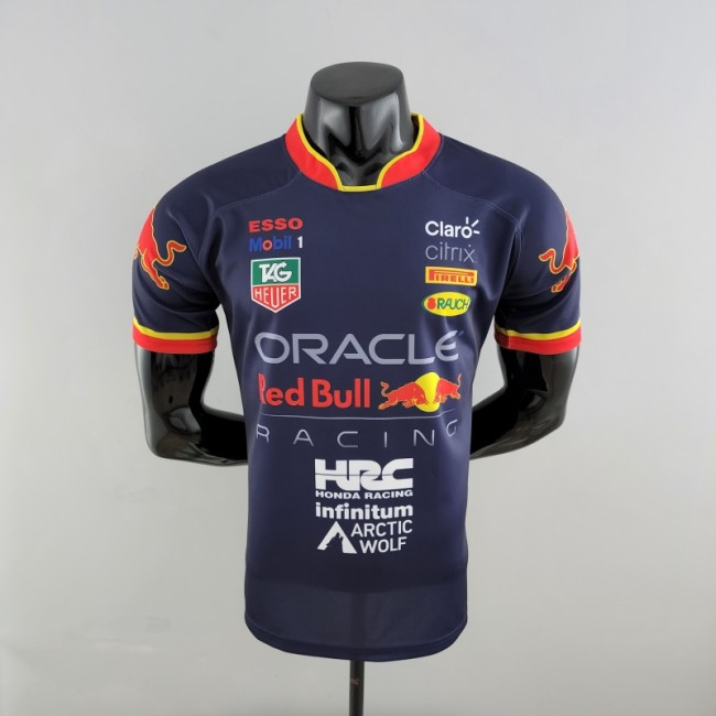 2022 F1 Ferrari Polo Navy #0003